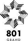 The 801 Grand Building logo